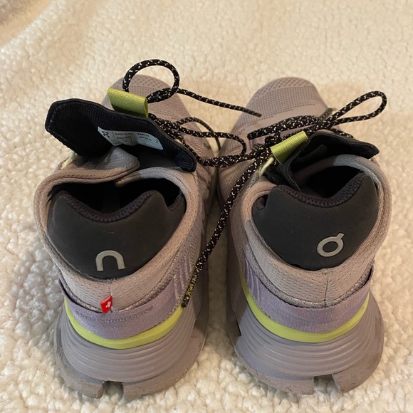 On Cloudnova Pear Zest Lifestyle Running Shoes size 8 Women’s No insoles - Picture 4 of 11